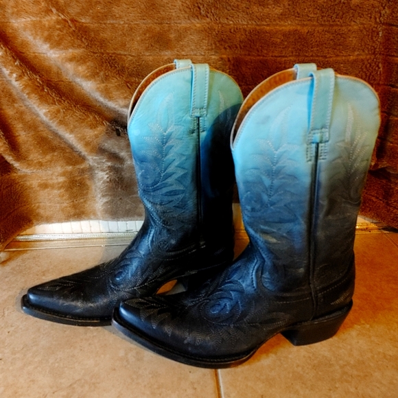 Ariat Shoes - Ariat Cowboy Ombre Blue Boots